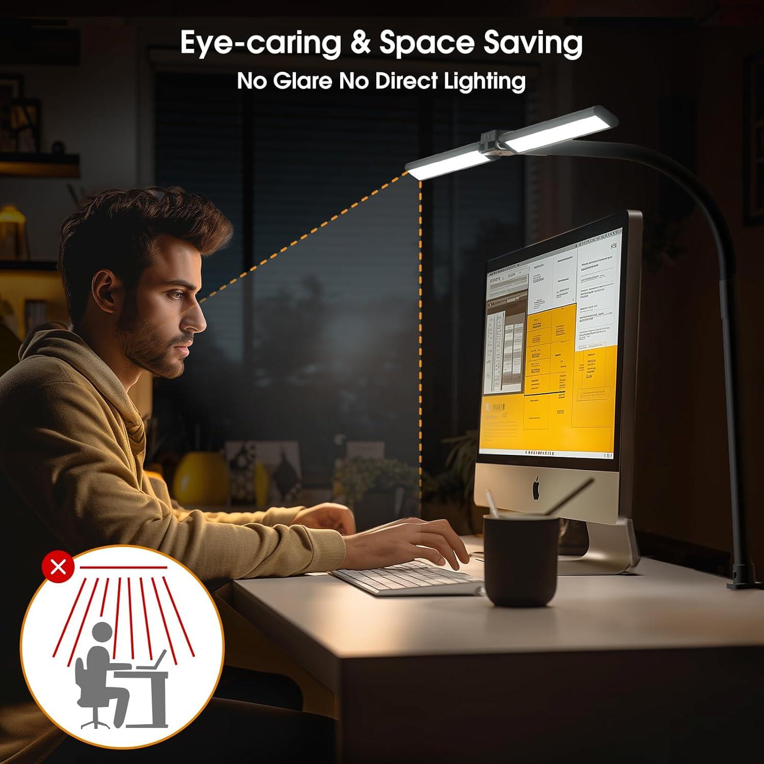 Lámpara de Escritorio LED SIBRILLE YS-TL23065 Negra Dimmable