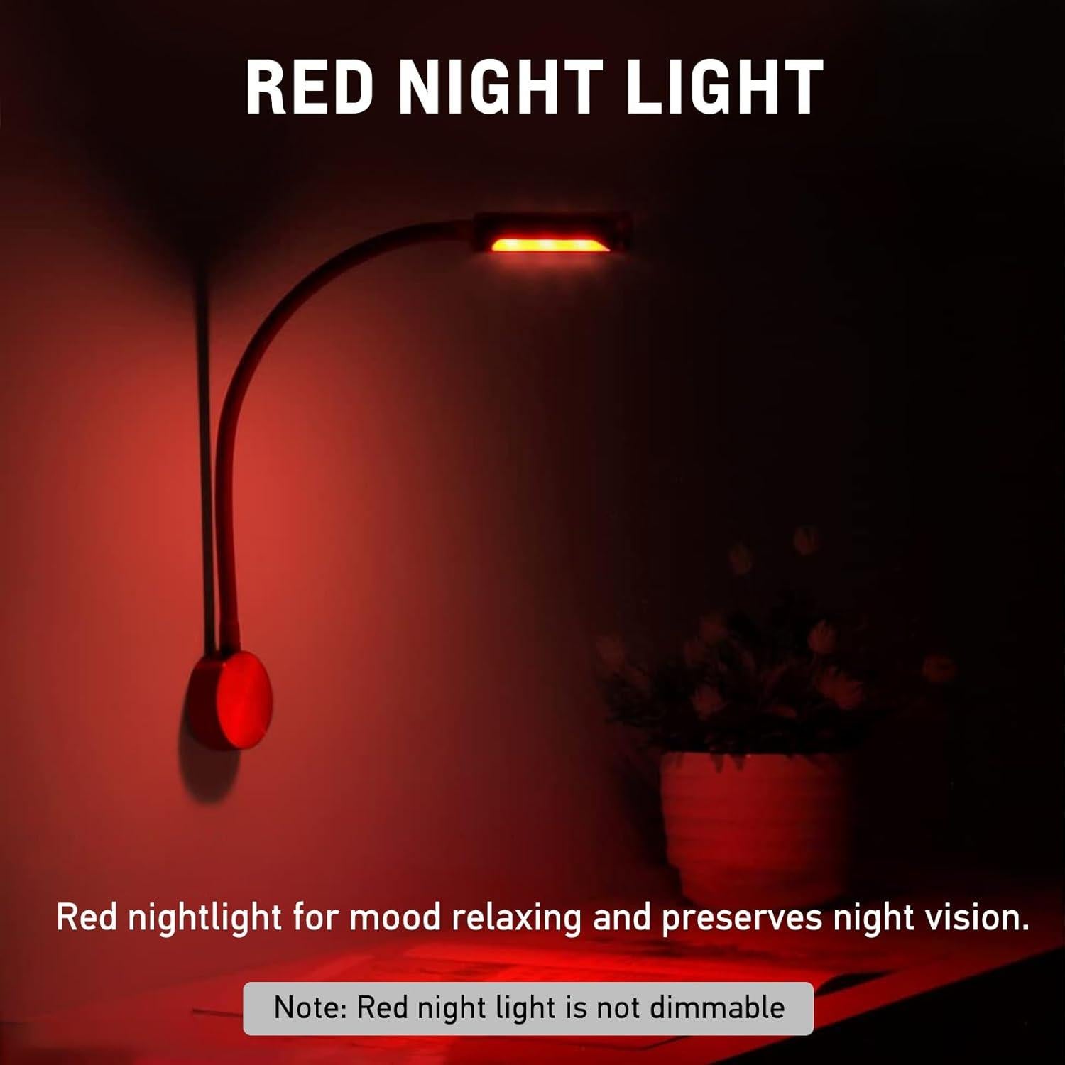 Lámpara de Lectura LED Acegoo RV 12V Flexible con USB