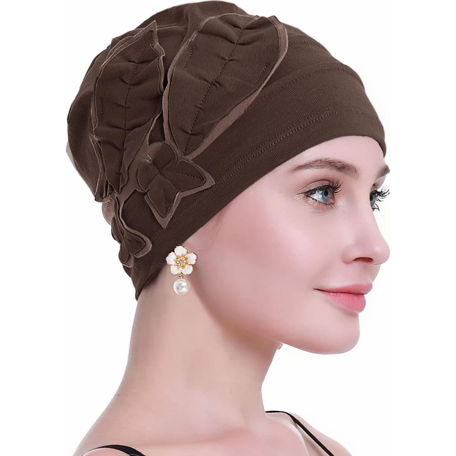 Gorro de Quimioterapia Osvyo Beanie Algodón Suave Mujer