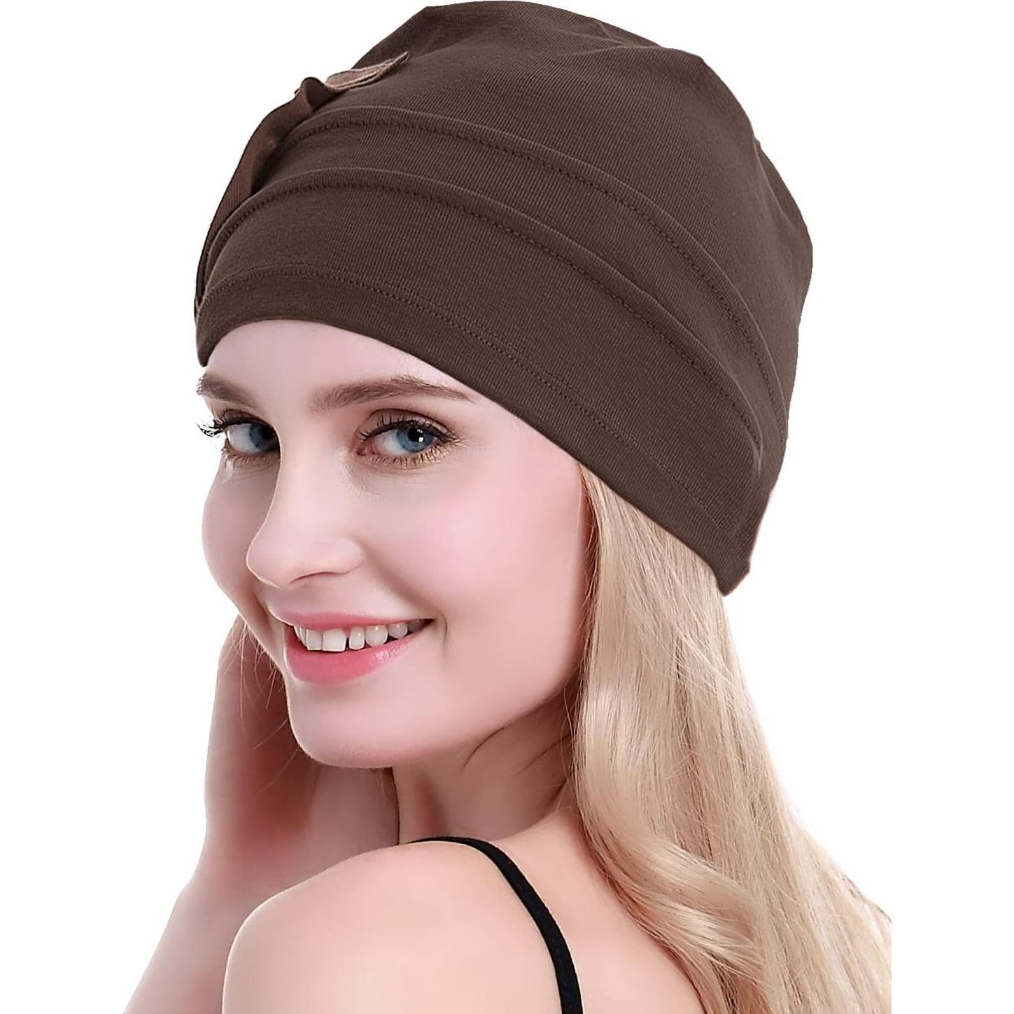 Gorro de Quimioterapia Osvyo Beanie Algodón Suave Mujer
