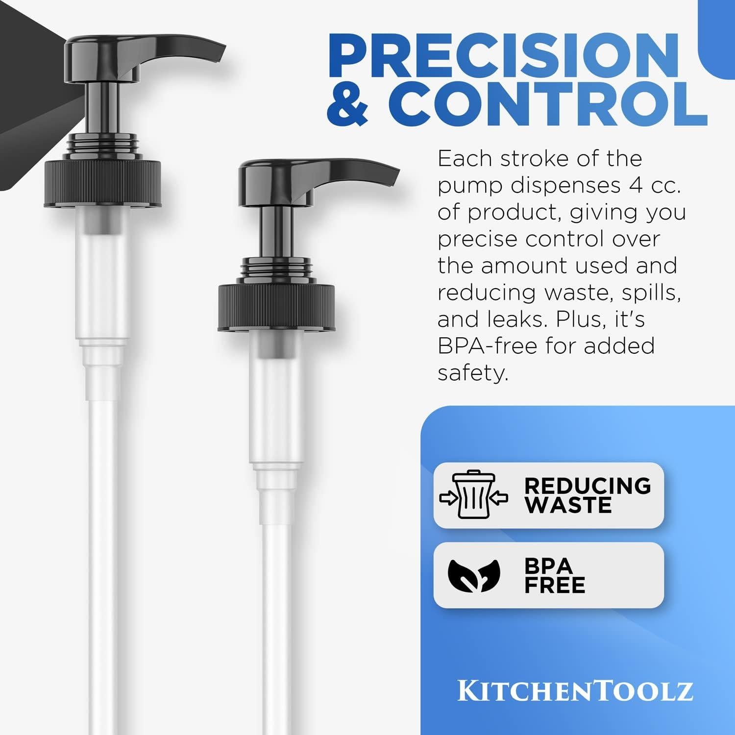 Dispensador de bomba de galón Kitchentoolz - Paquete de 2