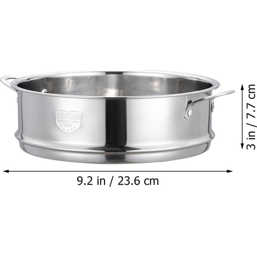 Cesta de Acero Inoxidable Kichvoe 23.6x22x7.7 cm para Cocción