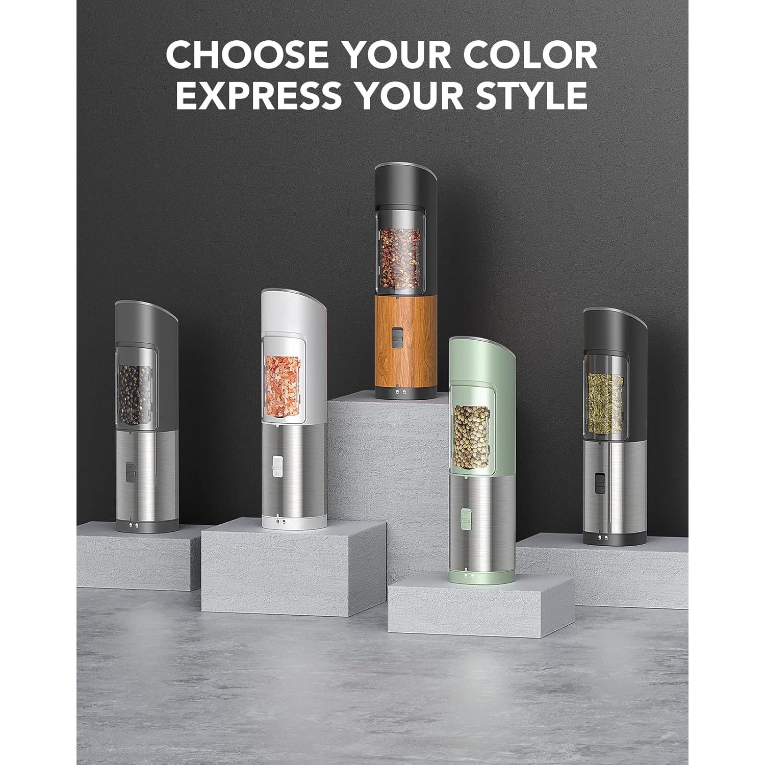 Juego de Molinillos Eléctricos de Sal y Pimienta FORLIM 2 Pzas