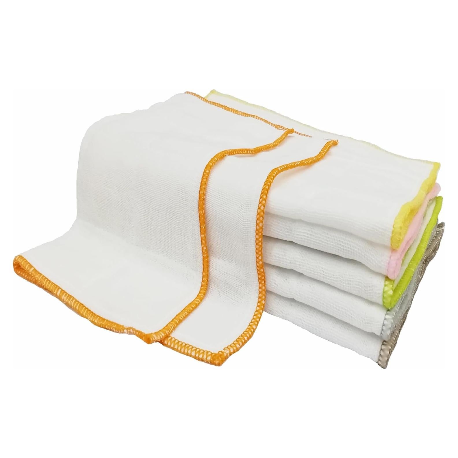 Paños de Cocina Mother-Earth, Algodón Ultra Absorbente, 6 Unidades