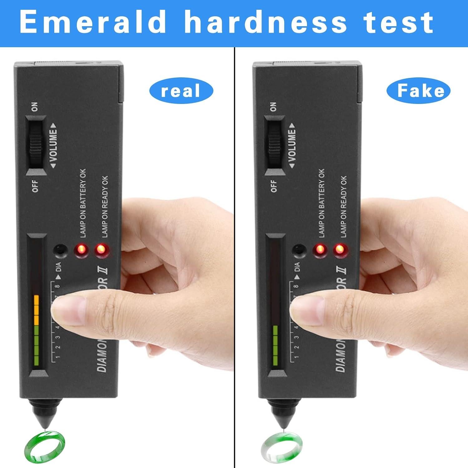 Detector de Diamantes EWUHRY Portátil 185x60x35mm
