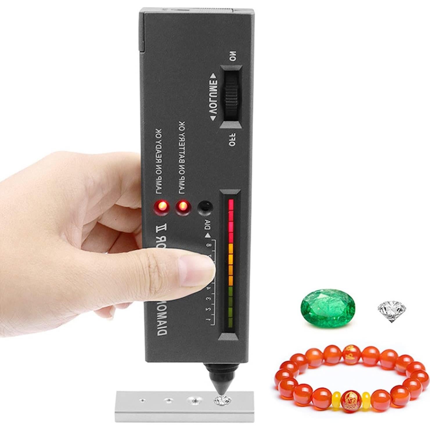 Detector de Diamantes EWUHRY Portátil 185x60x35mm