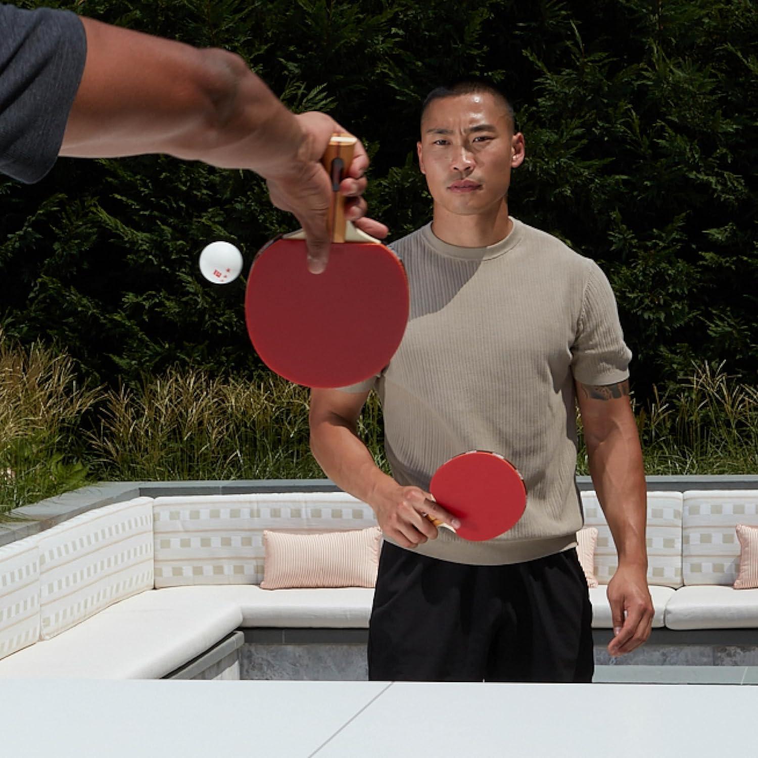 Set de 6 Pelotas de Ping Pong ESPN 3 Estrellas - Tamaño Reglamentario