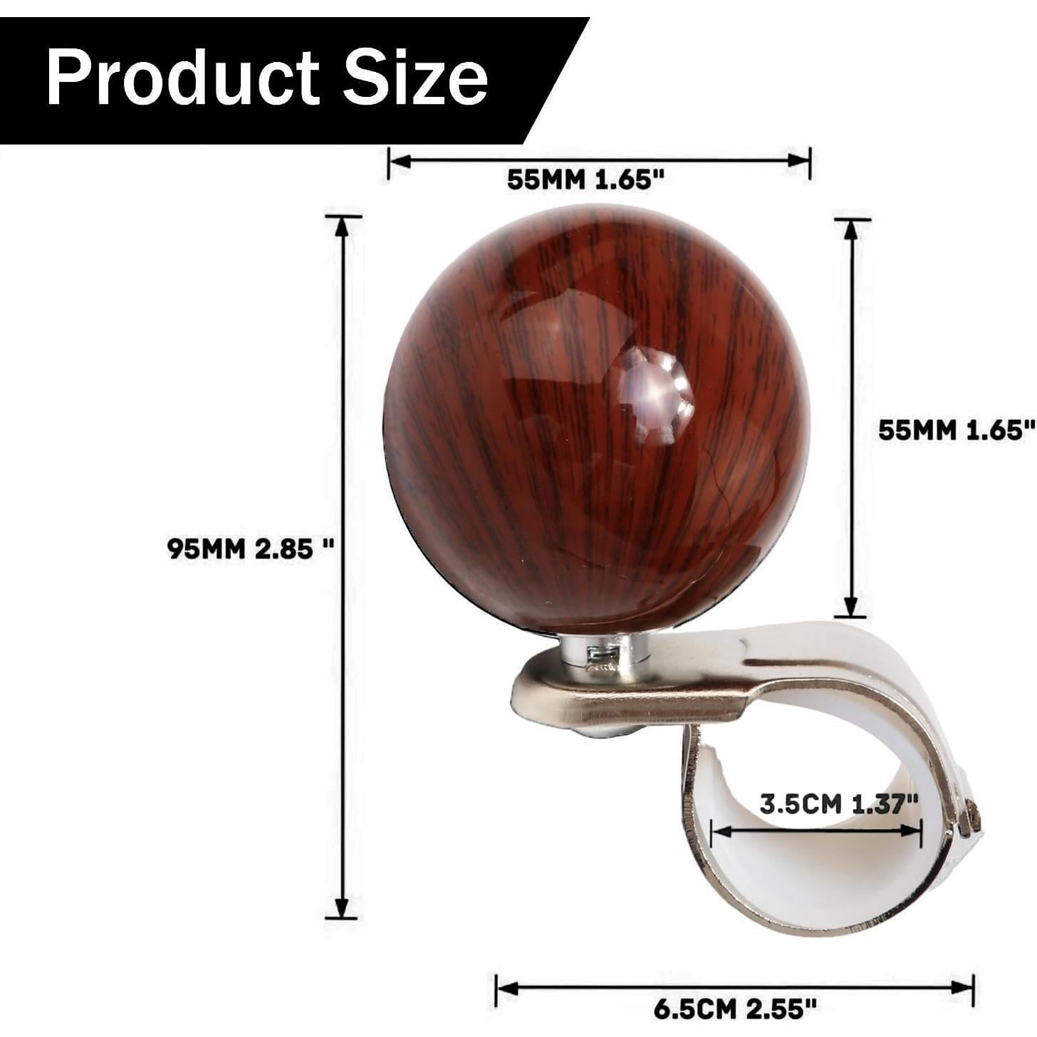 Girador de Volante vcoyeix Madera Durazno Antideslizante