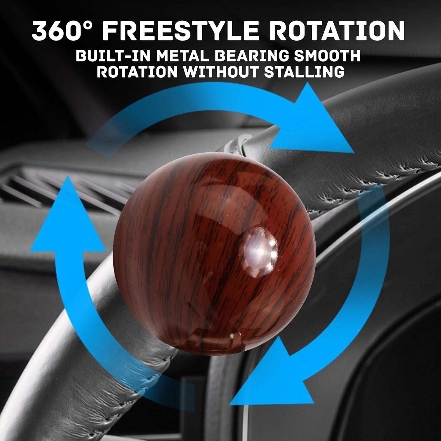 Girador de Volante vcoyeix Madera Durazno Antideslizante