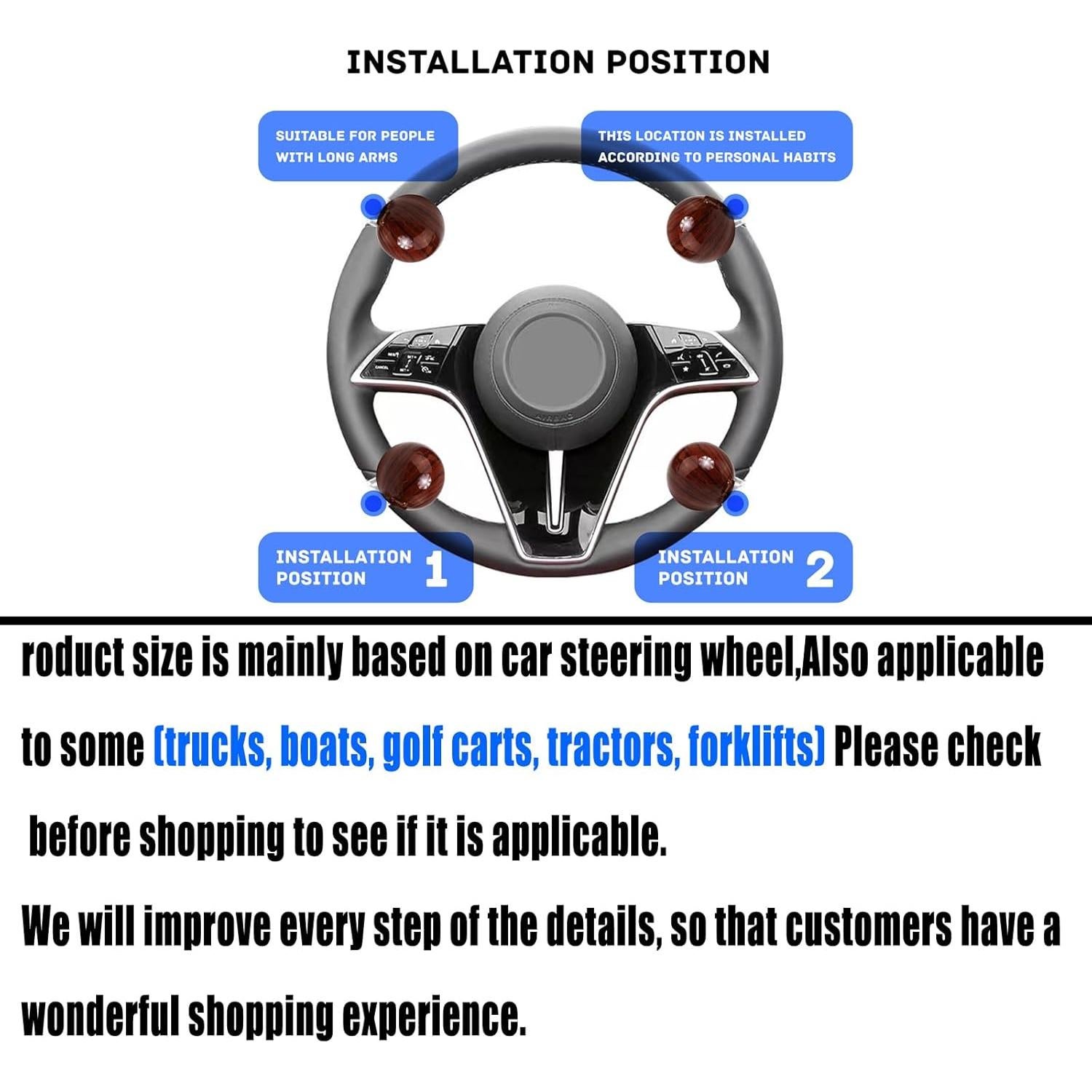 Girador de Volante vcoyeix Madera Durazno Antideslizante