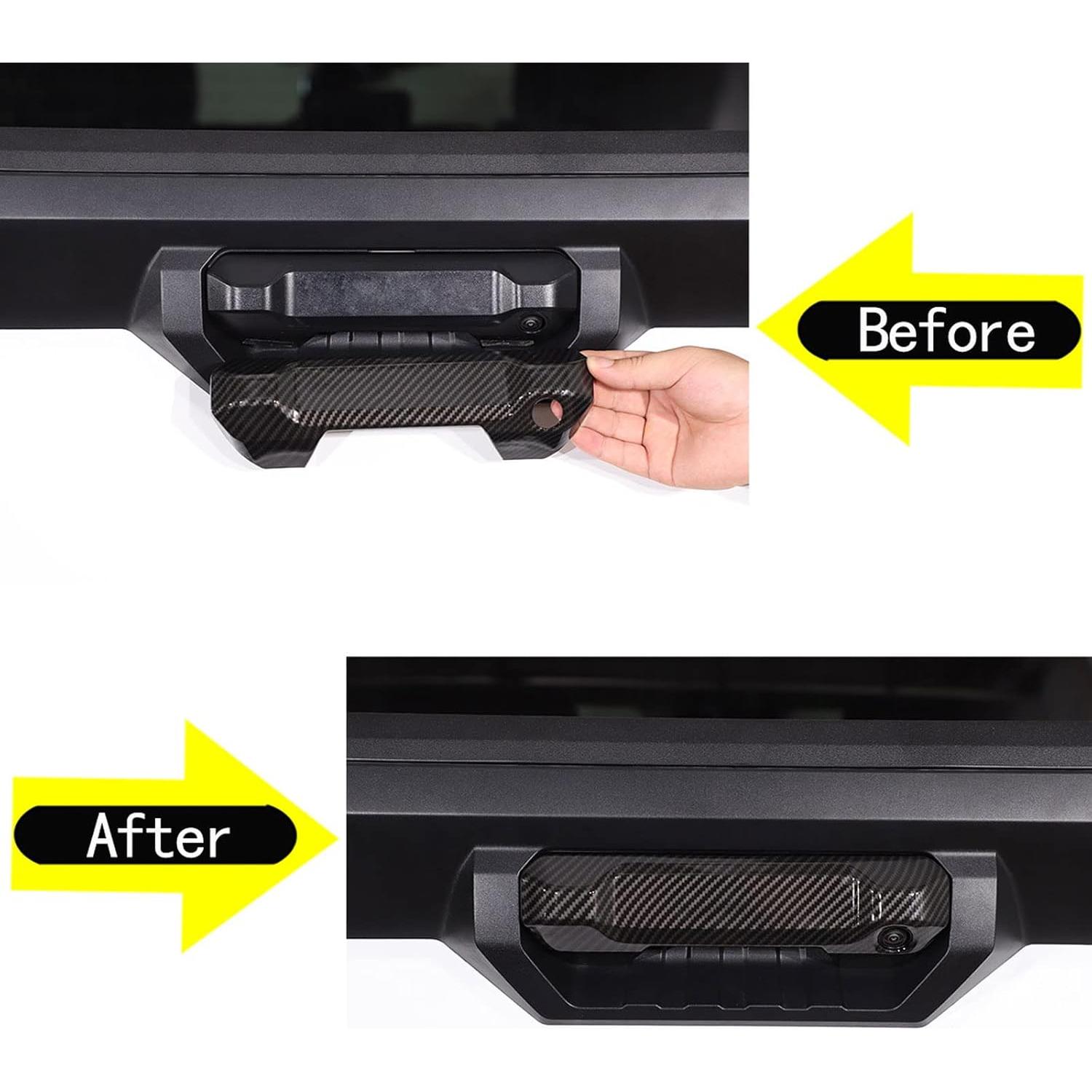 Cubierta del Mango del Portón Trasero Aunginsy para Toyota Tundra 2022-2025