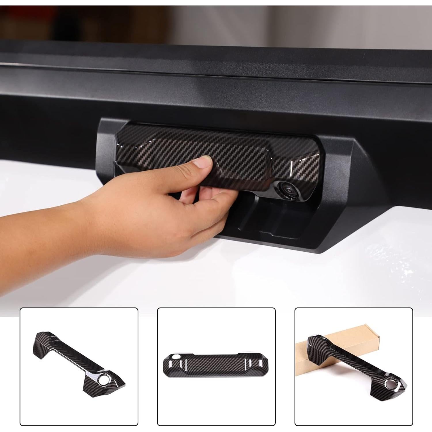 Cubierta del Mango del Portón Trasero Aunginsy para Toyota Tundra 2022-2025