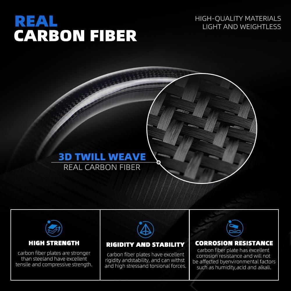 Volante de Carreras RASTP de Fibra de Carbono 345mm Universal