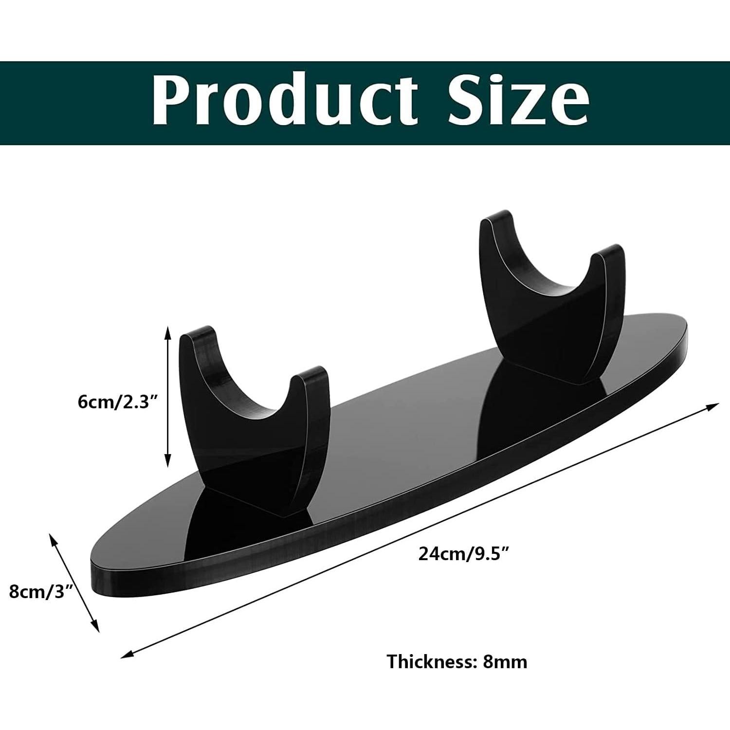 Soporte de Exhibición Acrílico WANLIAN Ovalado Negro para Sable de Luz