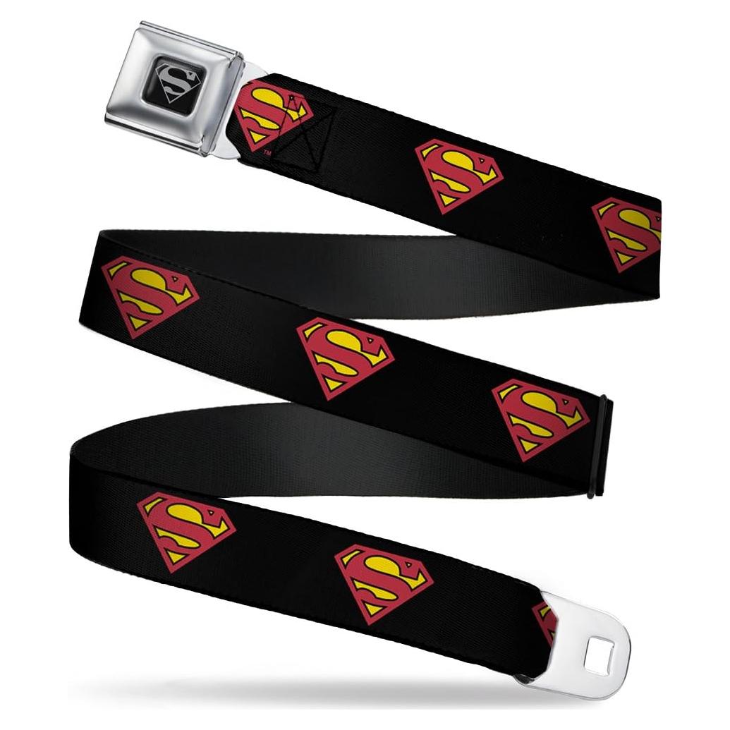 Cinturón de Seguridad Buckle-Down Superman 3.81 cm Ancho 60-96 cm Largo