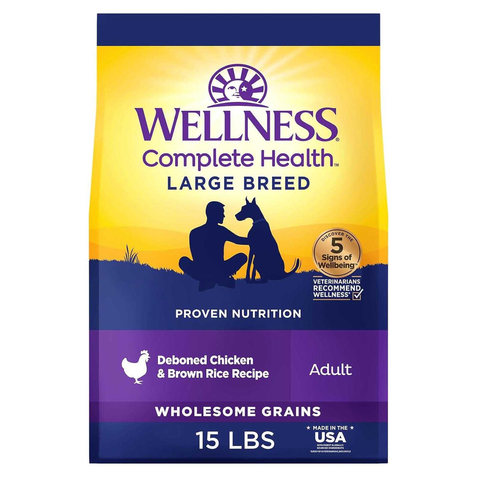 Comida Seca para Perros Wellness 6.8kg Pollo y Arroz Integral