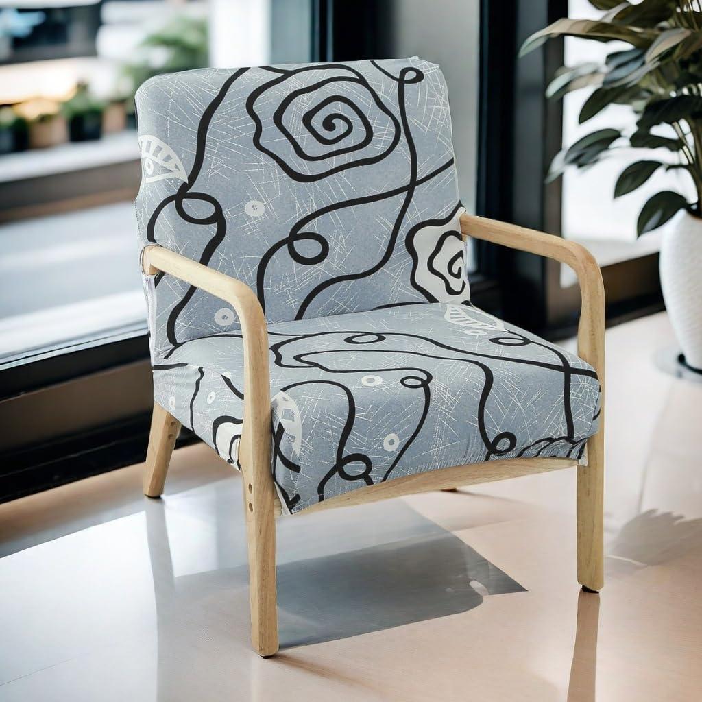 Funda de Silla Deisy Dee Rosa Moderna Antideslizante