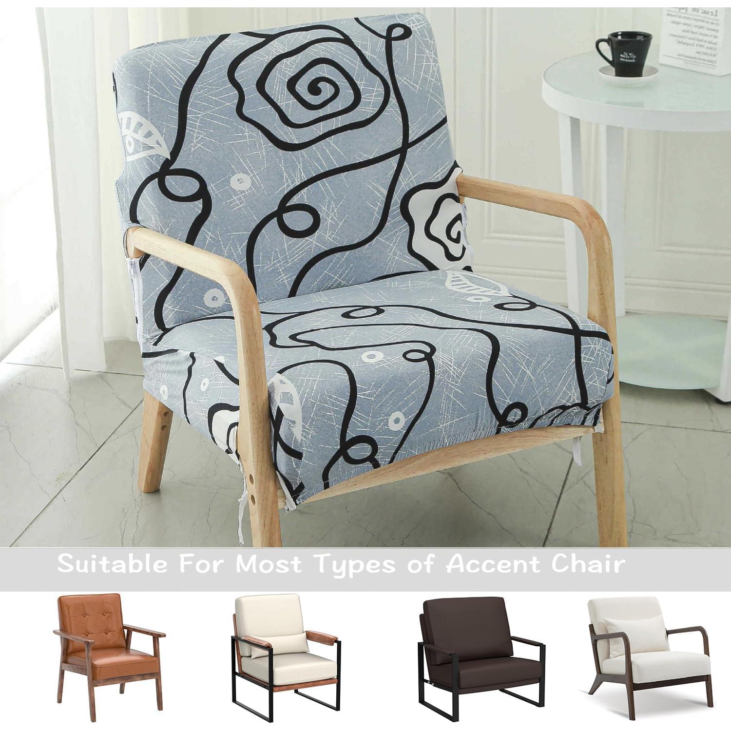 Funda de Silla Deisy Dee Rosa Moderna Antideslizante