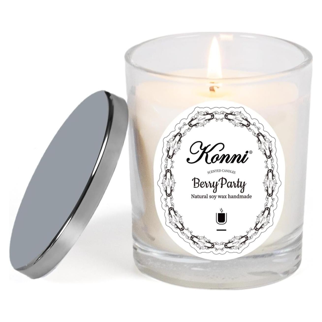 Vela Aromática KAMMAK de Cera de Soja 200g Aroma a Baya