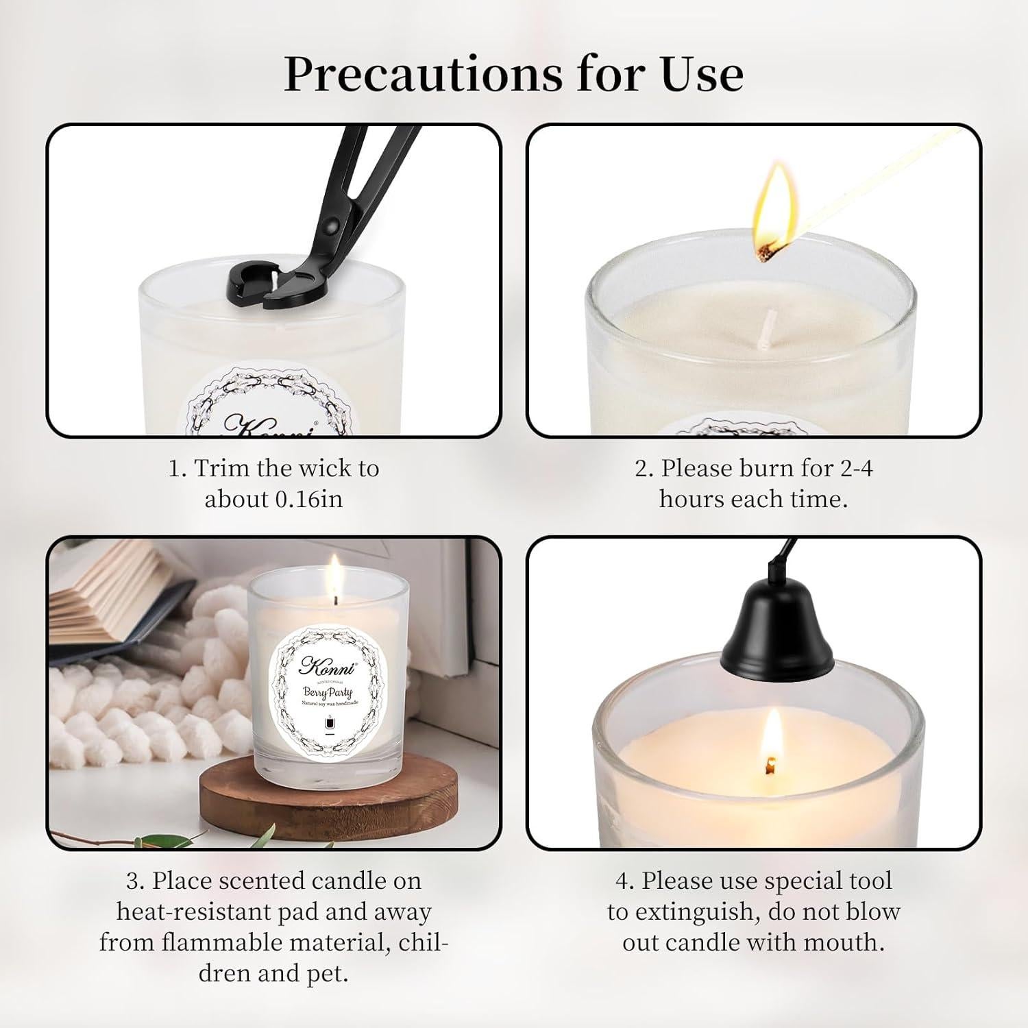 Vela Aromática KAMMAK de Cera de Soja 200g Aroma a Baya