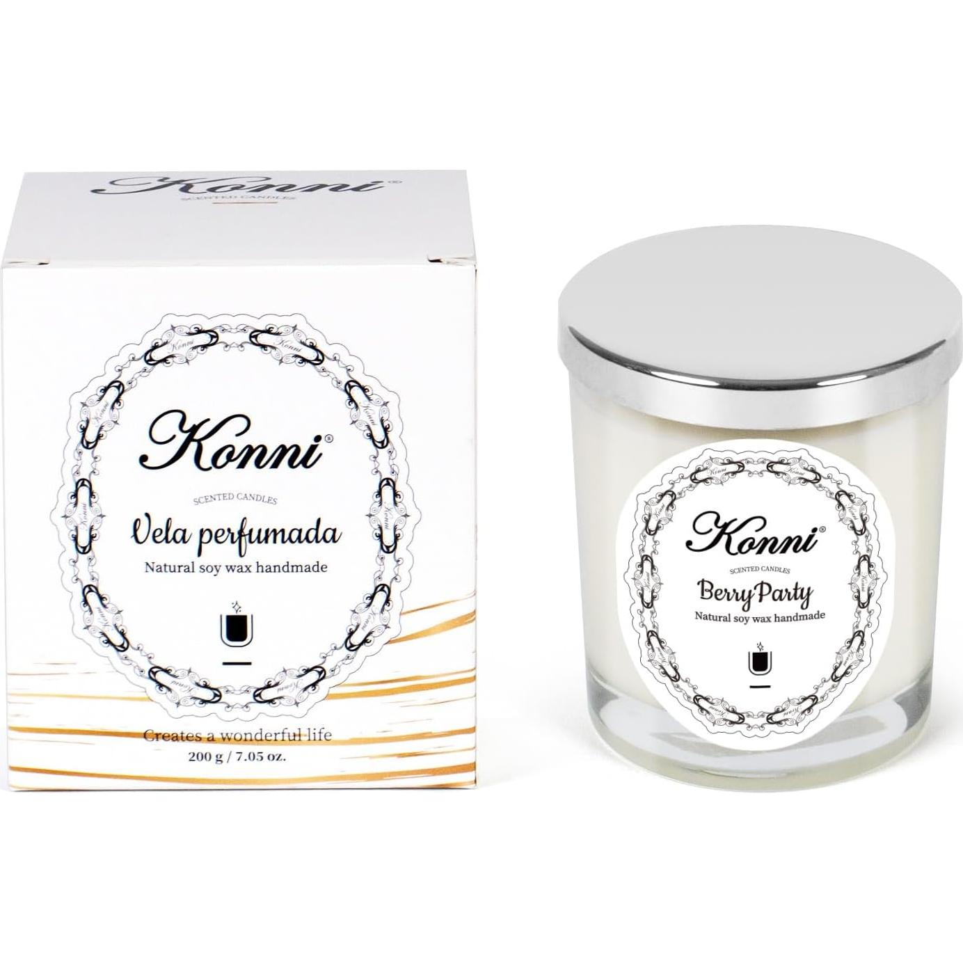 Vela Aromática KAMMAK de Cera de Soja 200g Aroma a Baya