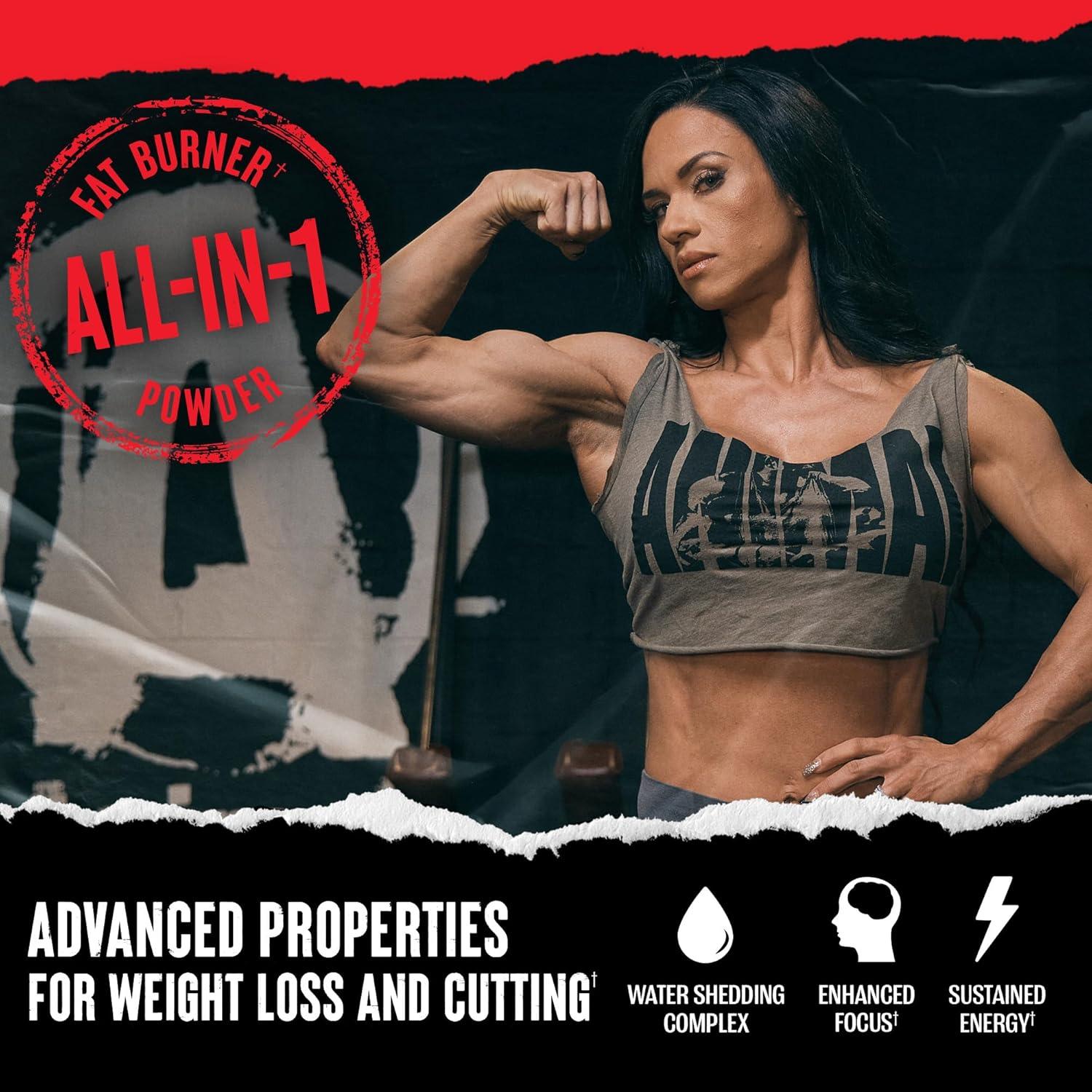 Animal Cuts Polvo Termogénico 42 Porciones Sabor Helado de Hielo Azul