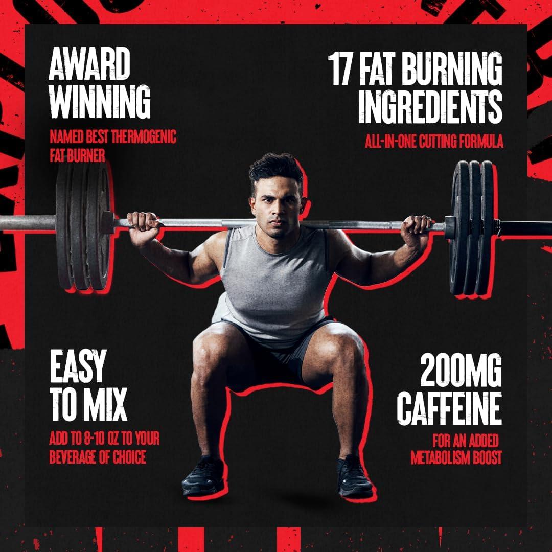 Animal Cuts Polvo Termogénico 42 Porciones Sabor Helado de Hielo Azul