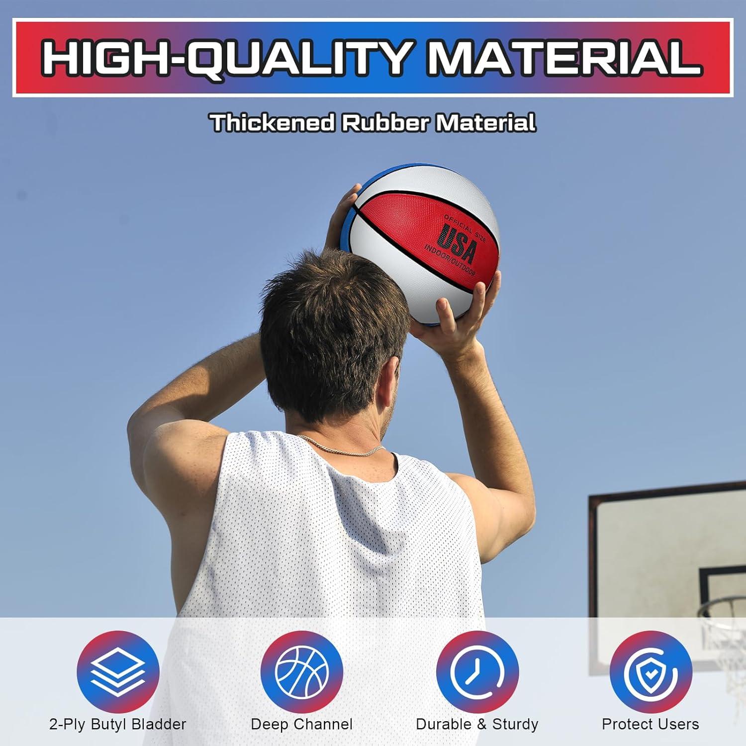 Balones de Baloncesto Junkin 6 Pcs Tamaño 5 con Bomba