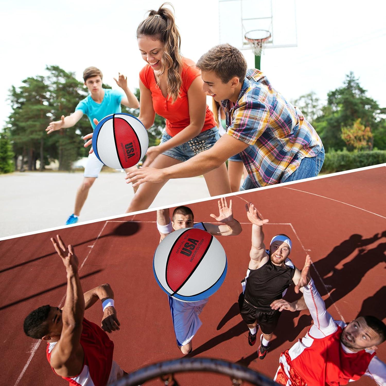 Balones de Baloncesto Junkin 6 Pcs Tamaño 5 con Bomba