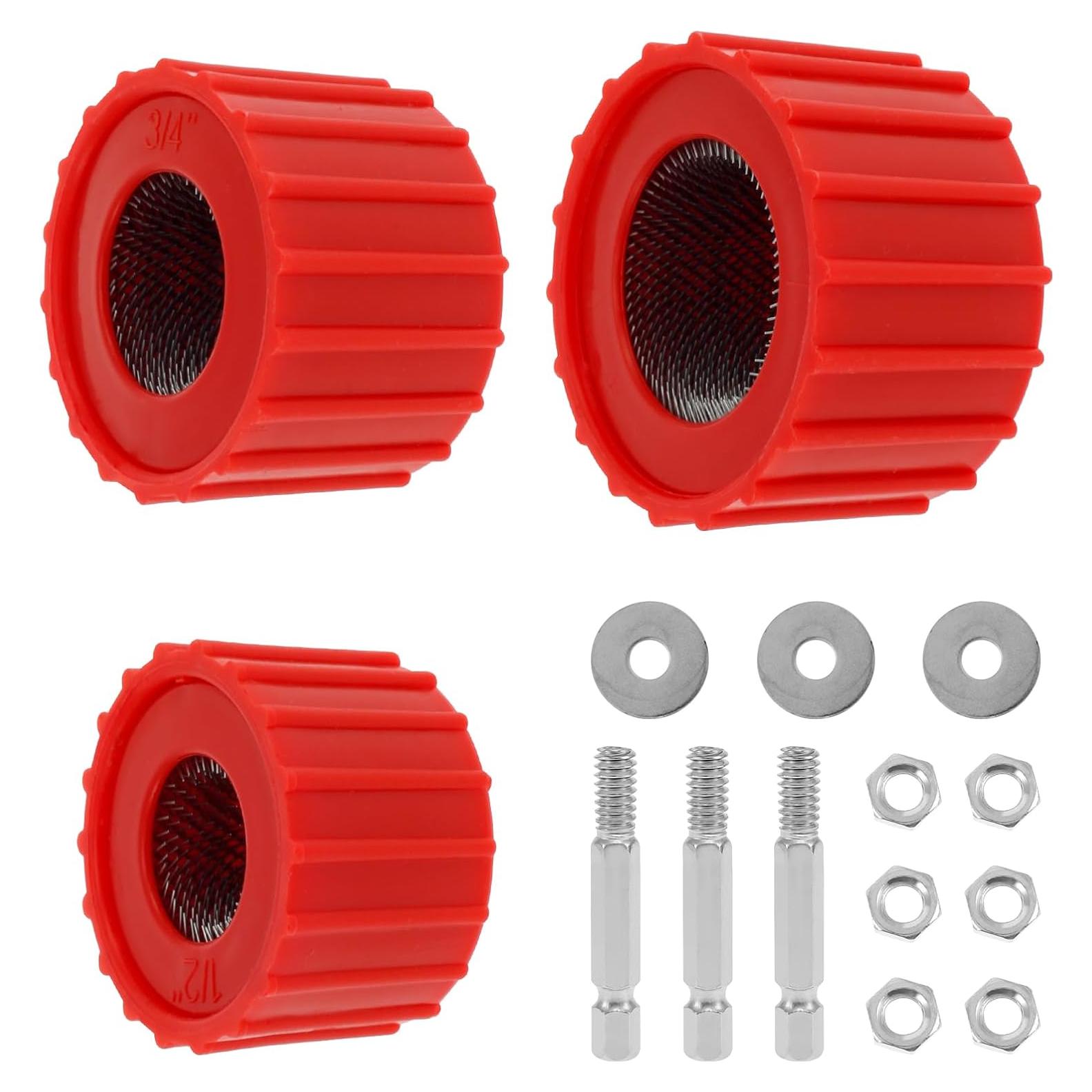 Juego de 3 Limpiadores de Tubos de Cobre BBENIN - 1.27 cm, 1.91 cm, 2.54 cm