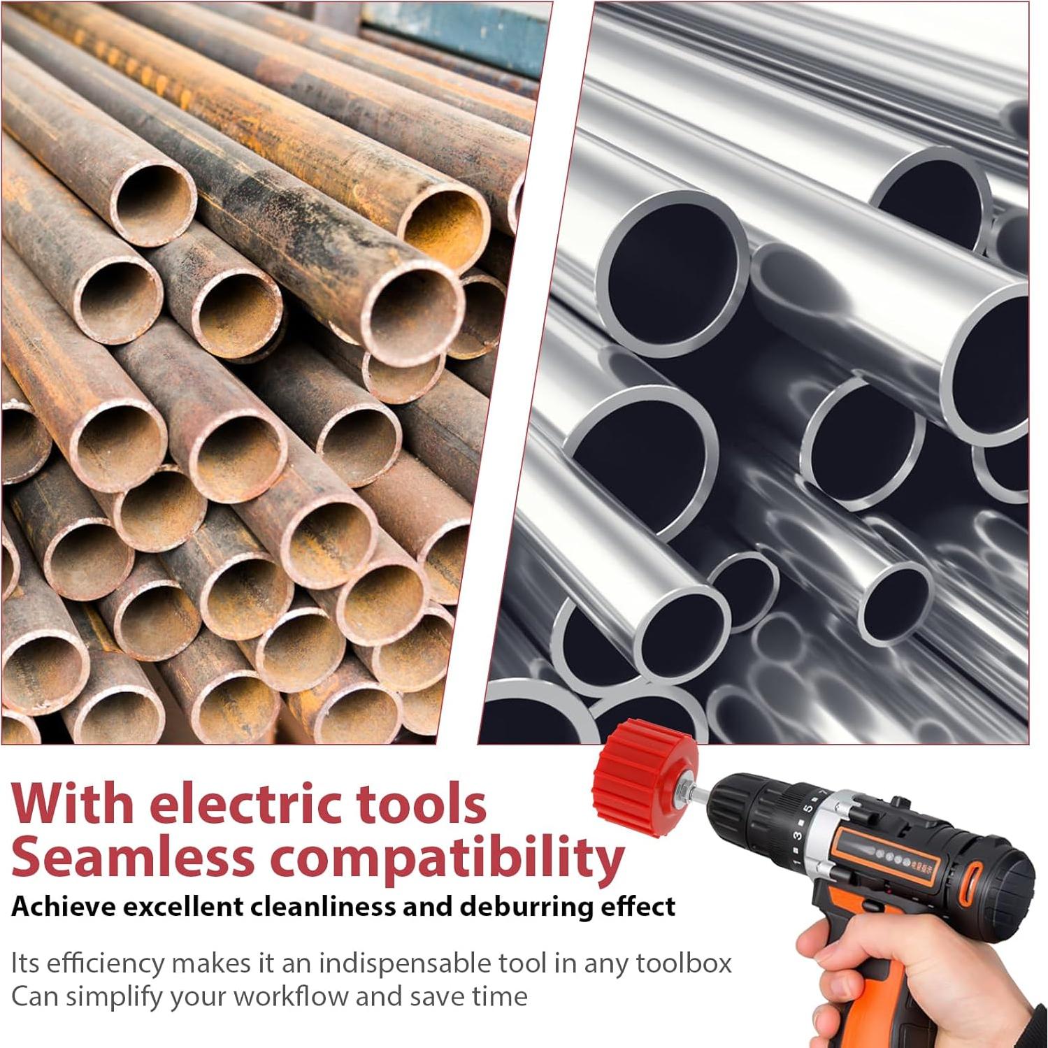 Juego de 3 Limpiadores de Tubos de Cobre BBENIN - 1.27 cm, 1.91 cm, 2.54 cm