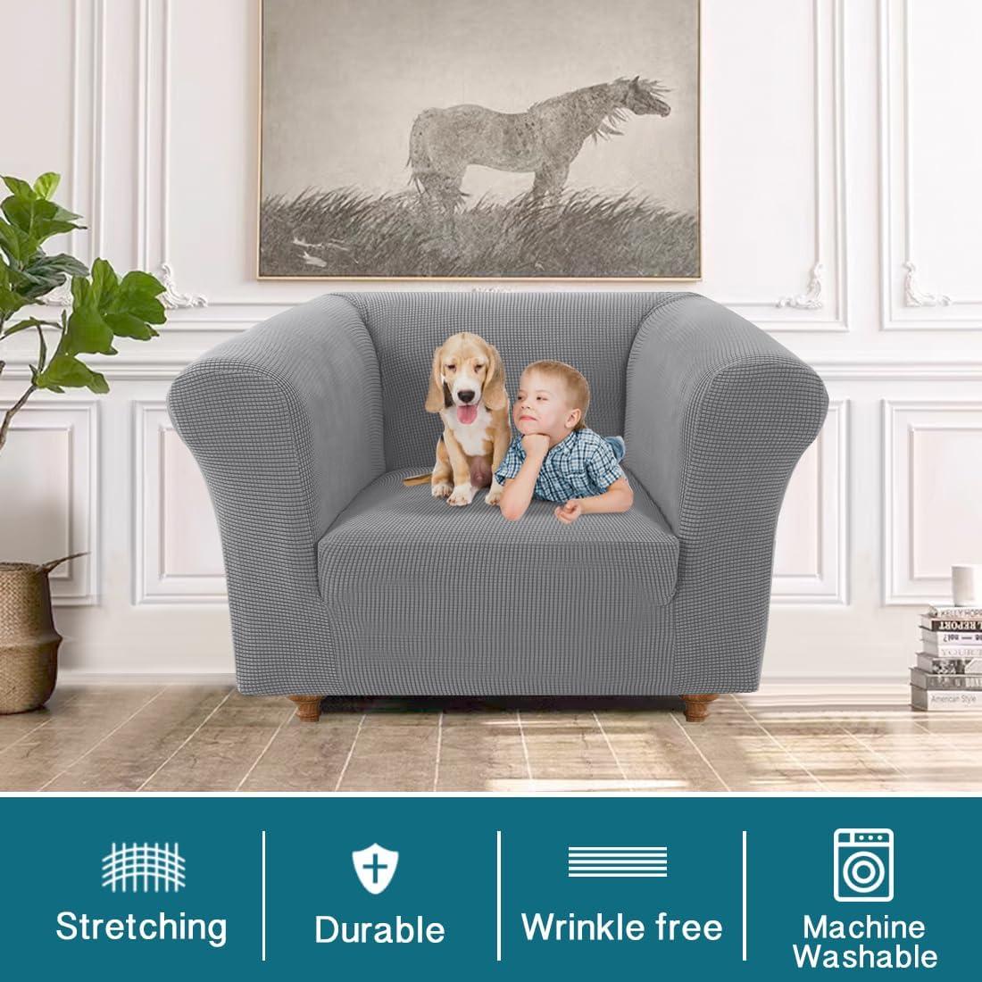 Funda de Silla Turquoize Paloma Estilo Chesterfield