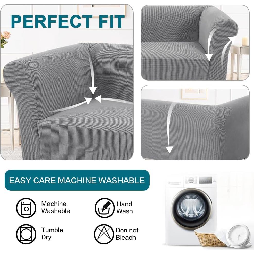 Funda de Silla Turquoize Paloma Estilo Chesterfield