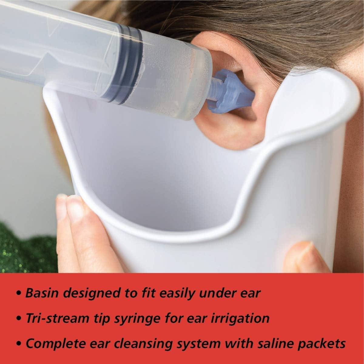 Limpiador de Oídos Acu-Life con Jeringa y 10 Paquetes de Solución