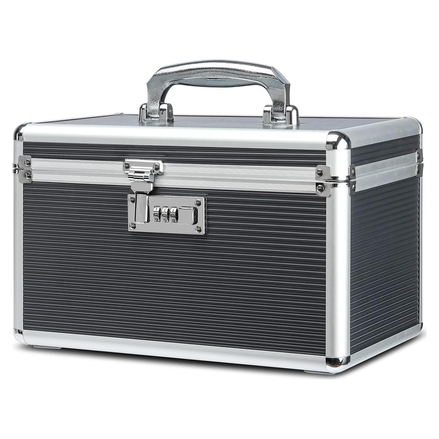 Caja de Medicamentos HEWEI WORKS Mediana Gris con Cerradura