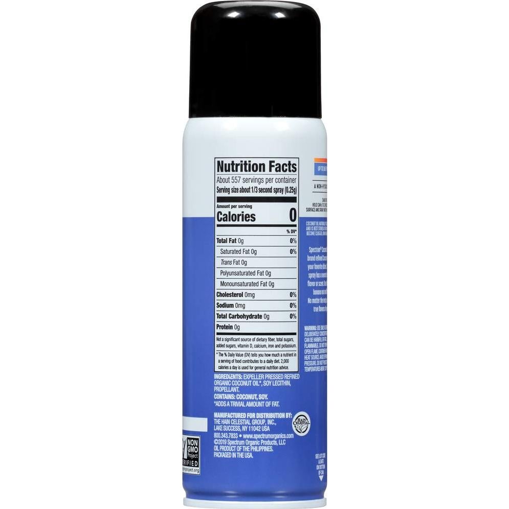 Spray de Aceite de Coco Spectrum 177 ml - No Pegajoso