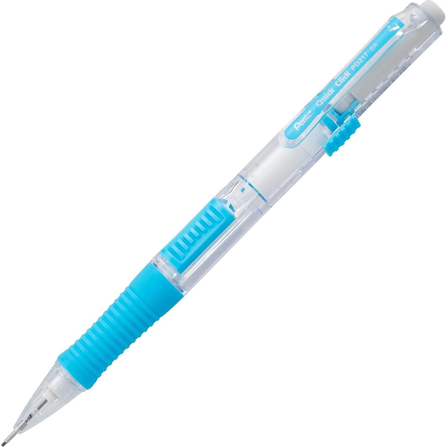 Lápiz Mecánico Pentel Quick Click 0.7mm Lata 36 Colores