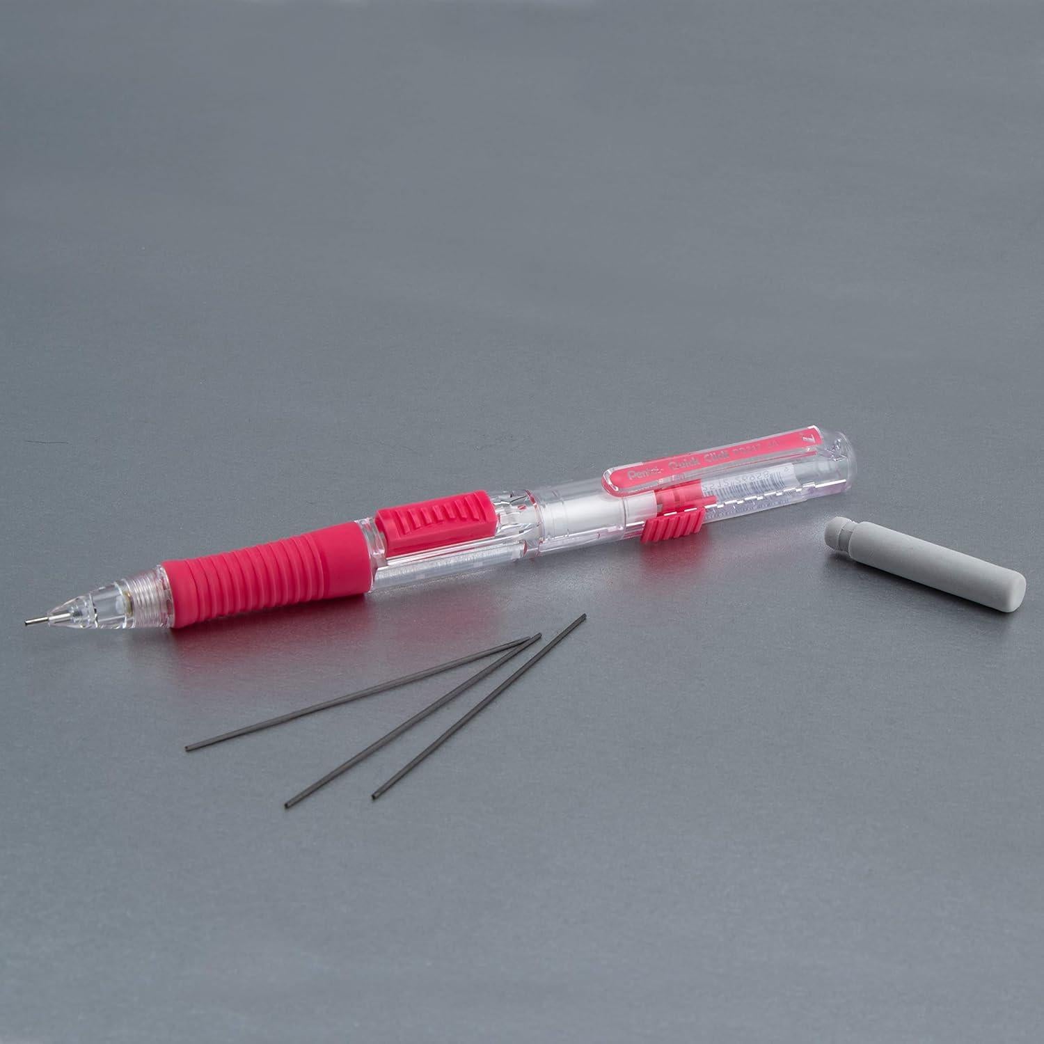 Lápiz Mecánico Pentel Quick Click 0.7mm Lata 36 Colores