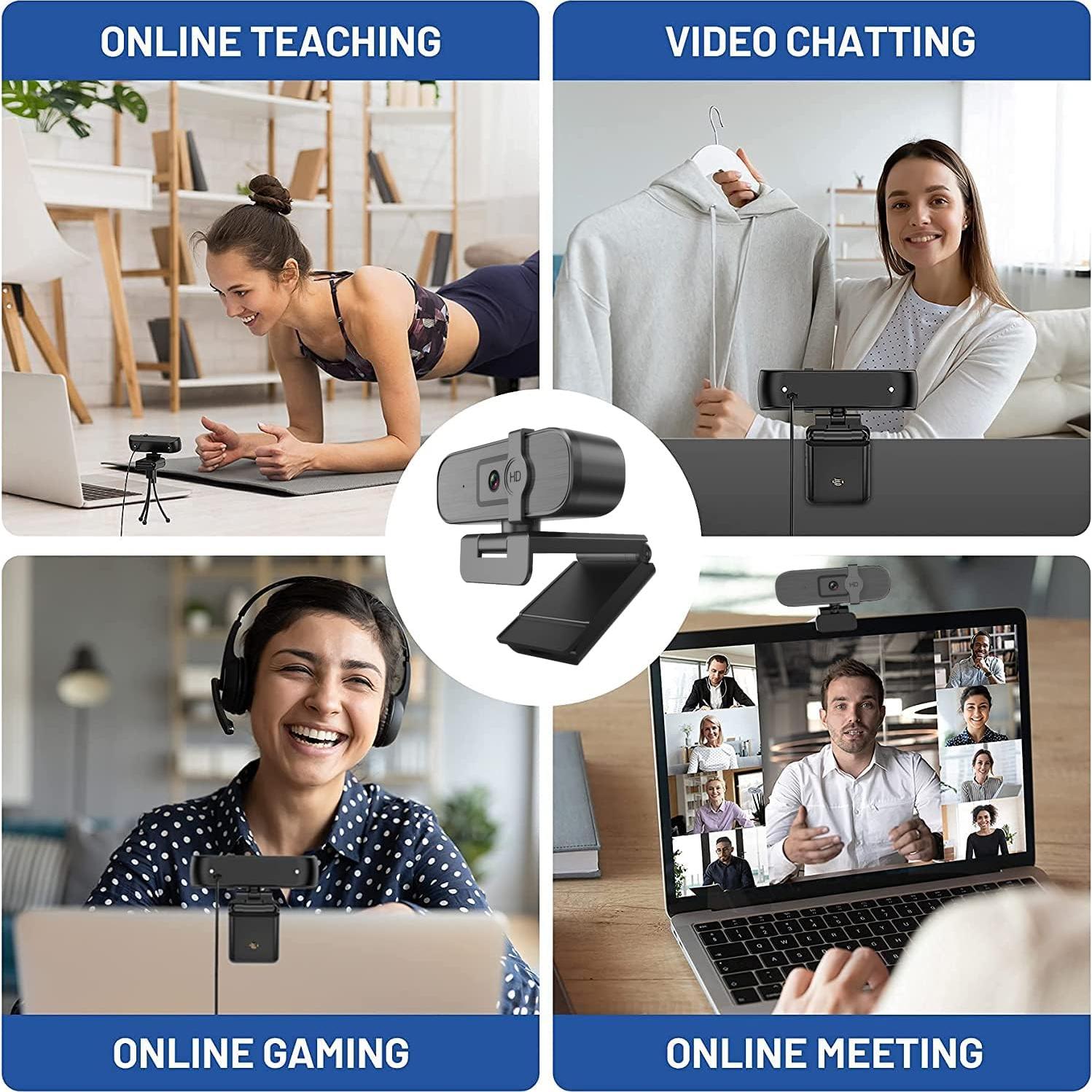 Cámara Web 4K Nolansend con Micrófono y Control Remoto
