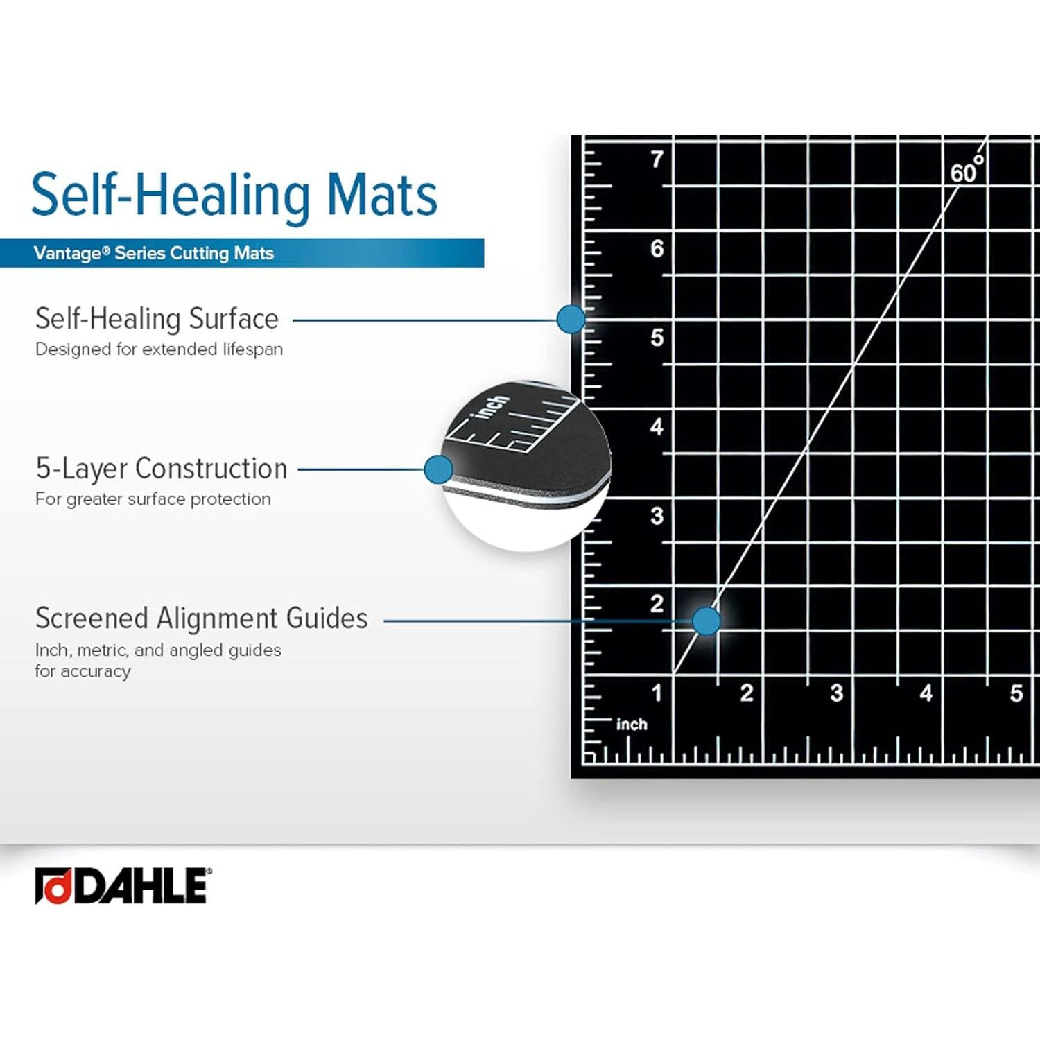 Dahle Vantage 10670 Mat de Corte Autocurativo 30,5x22,9 cm