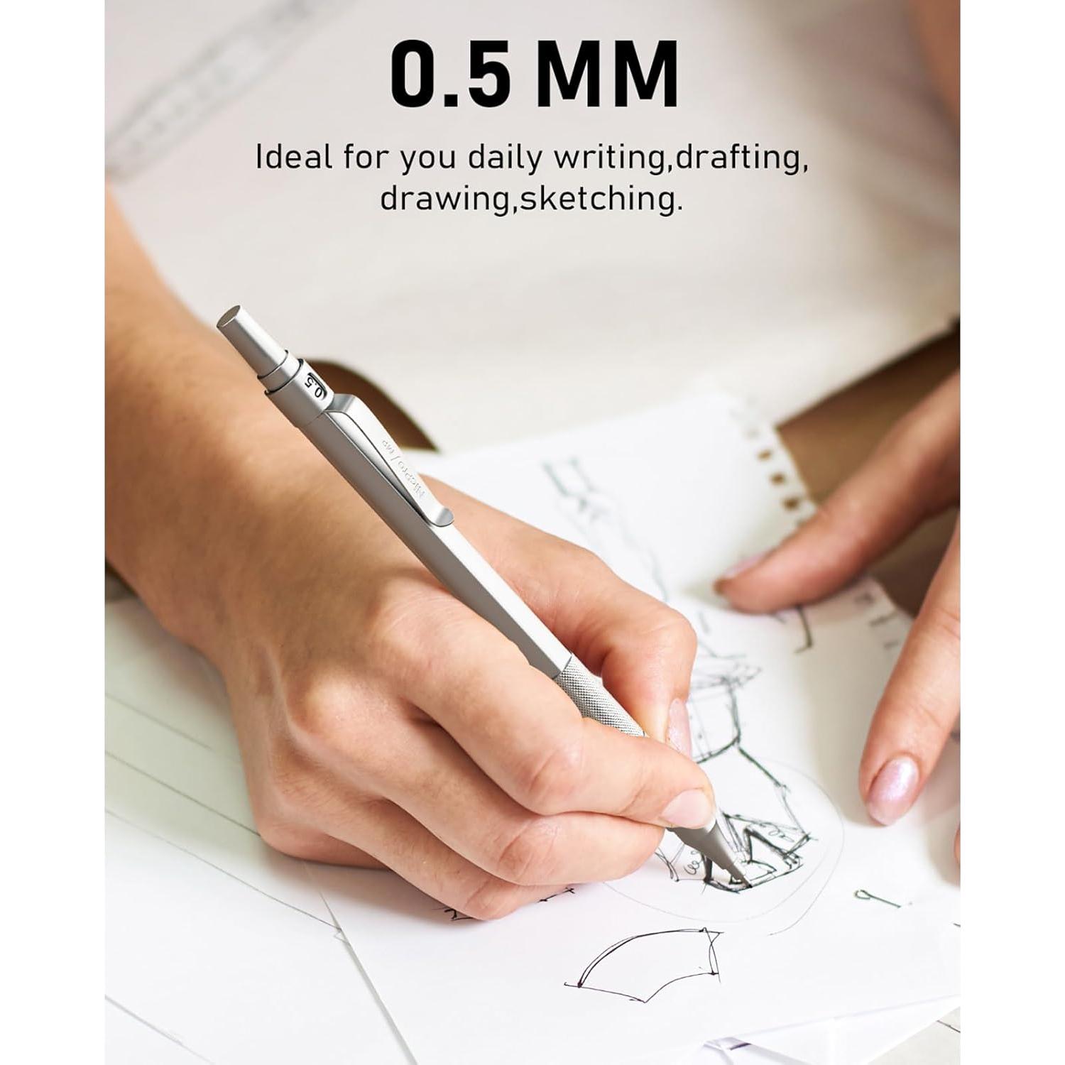 Conjunto de Lápices Mecánicos Nicpro MP1000 0.5mm 3PCS