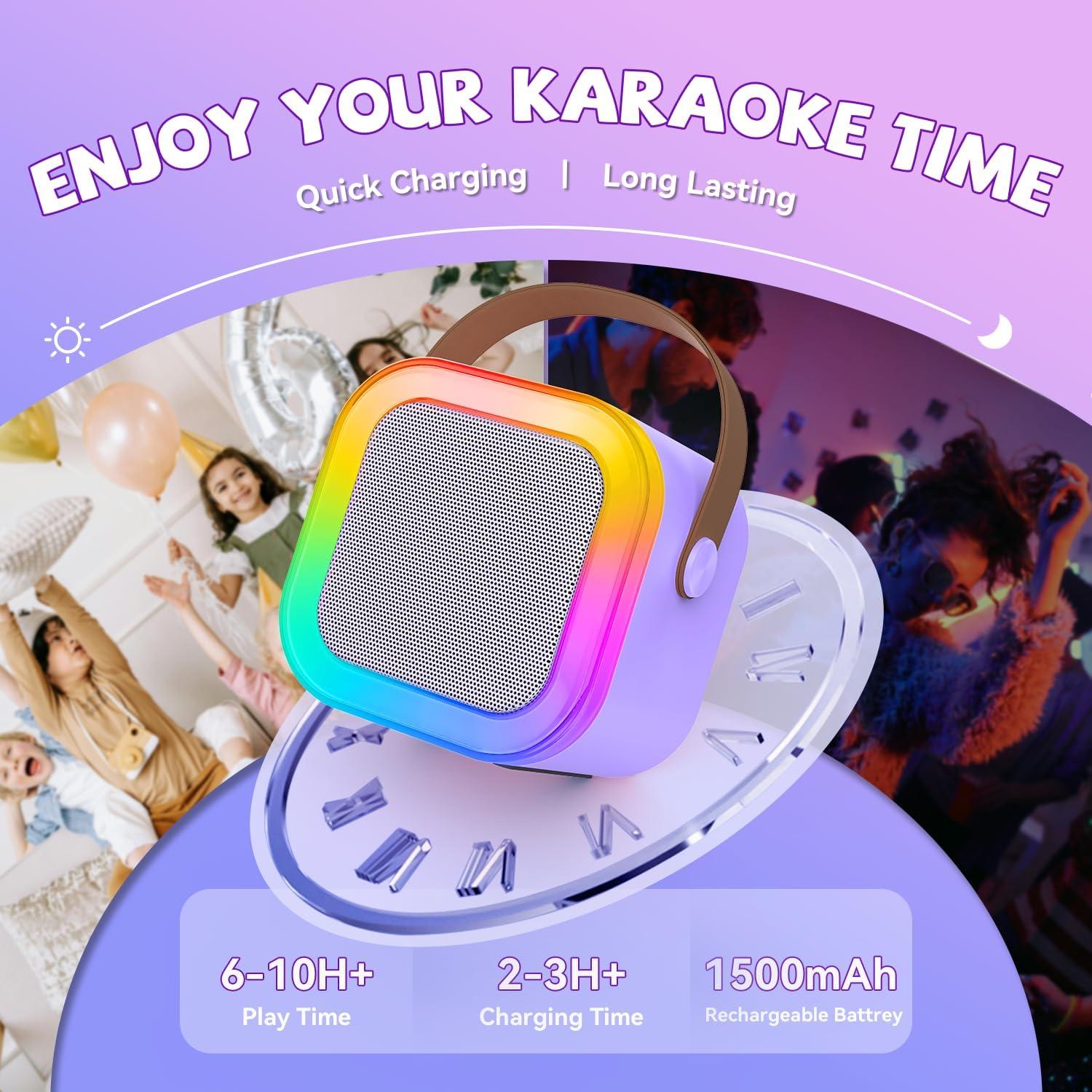 Mini Máquina de Karaoke CscyyAmz para Niños 4-12 Años
