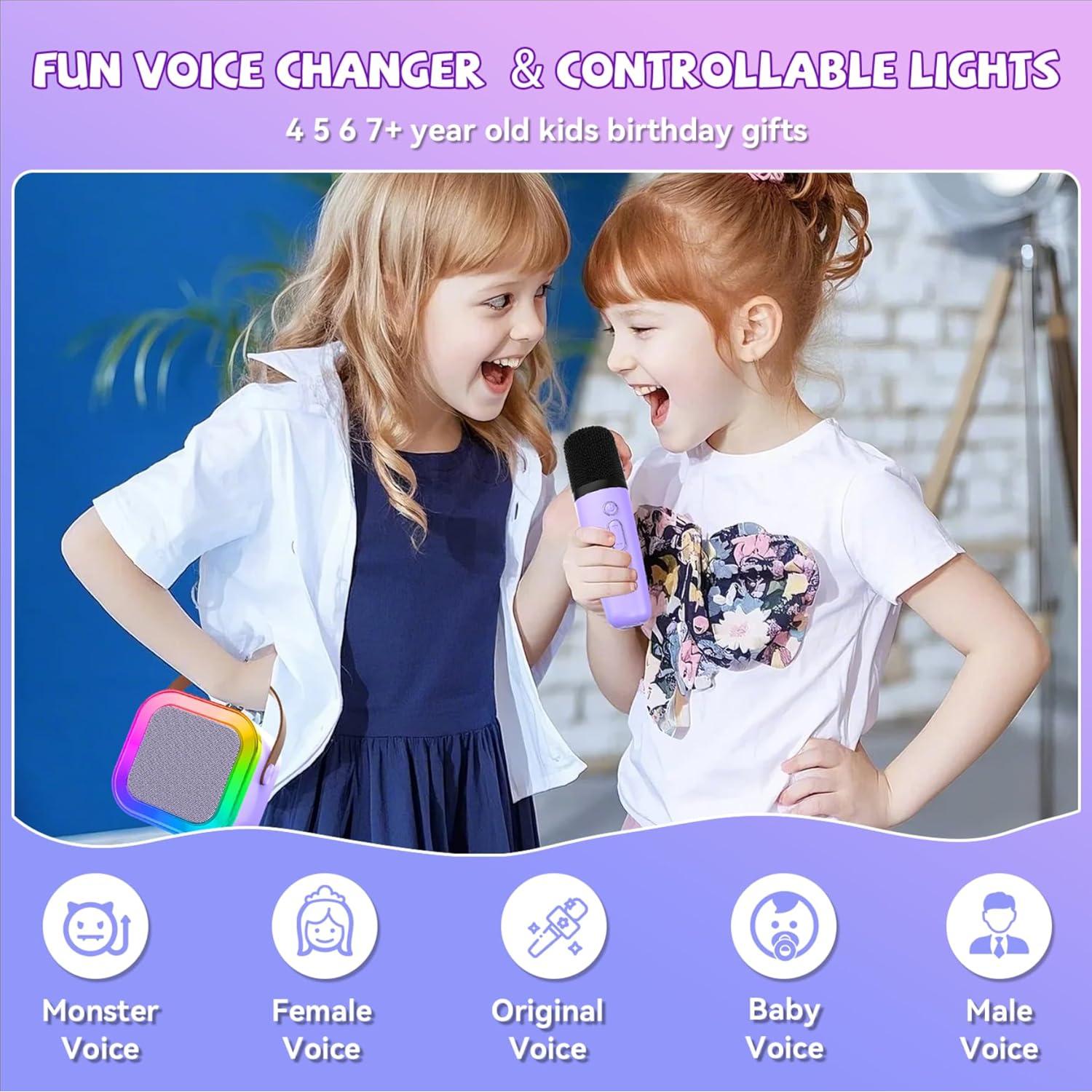 Mini Máquina de Karaoke CscyyAmz para Niños 4-12 Años