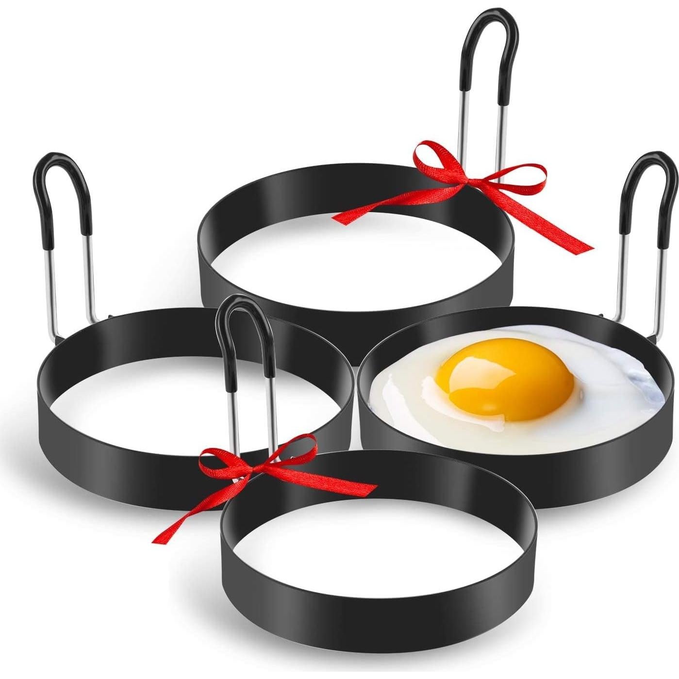 Anillos de Cocción Laxinis World - 4 Piezas Acero Inoxidable