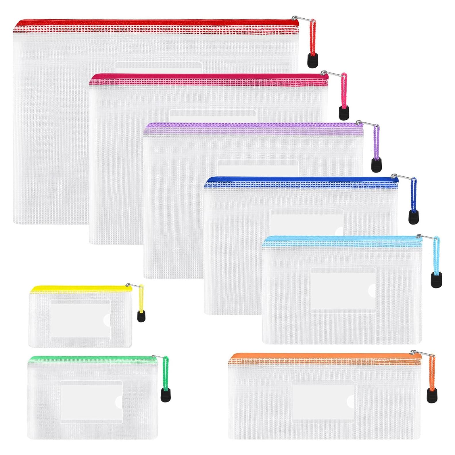 Bolsas de Malla con Cremallera EOOUT - 8 Piezas Multicolor