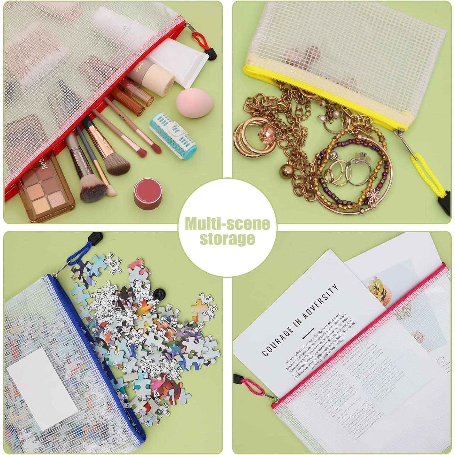 Bolsas de Malla con Cremallera EOOUT - 8 Piezas Multicolor