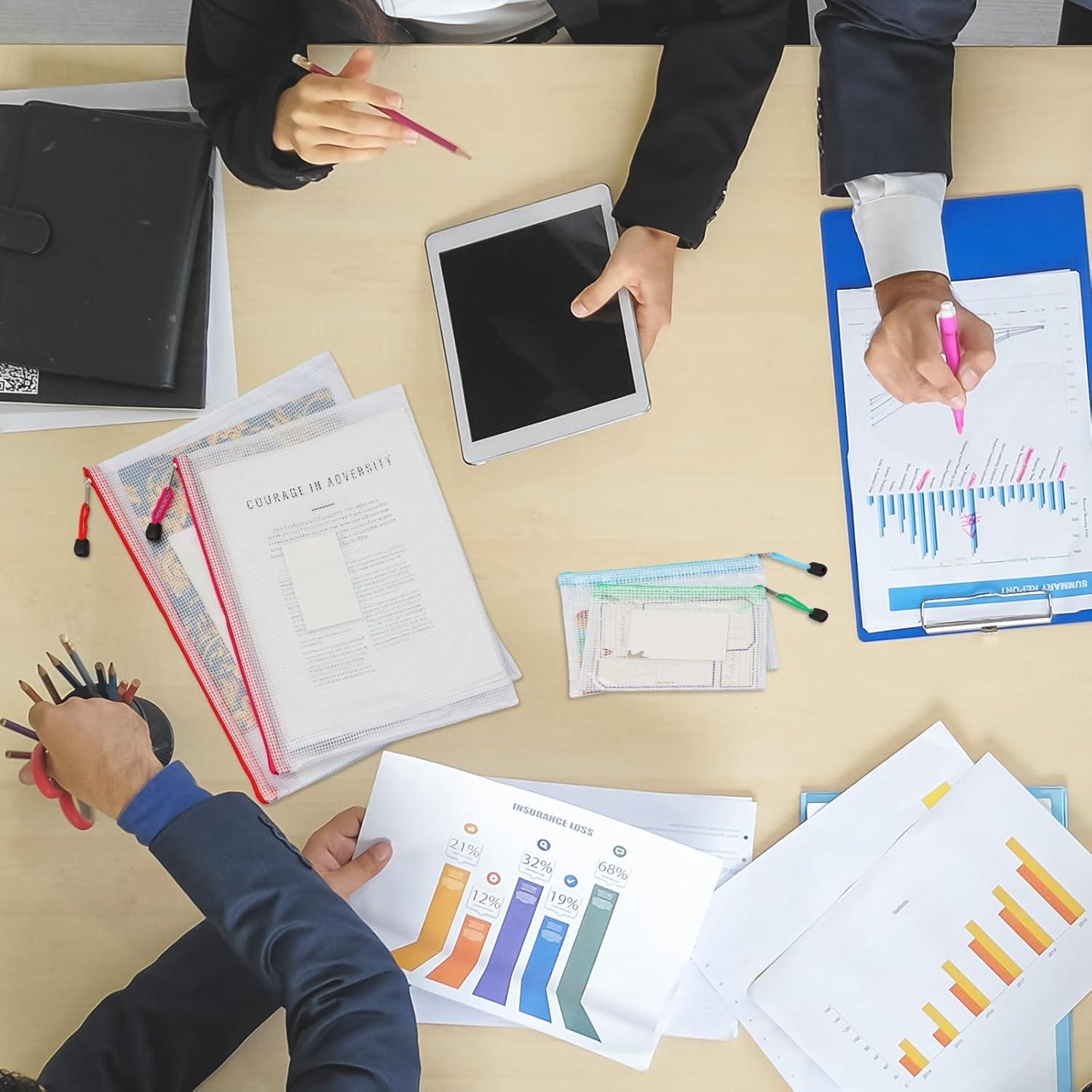 Bolsas de Malla con Cremallera EOOUT - 8 Piezas Multicolor