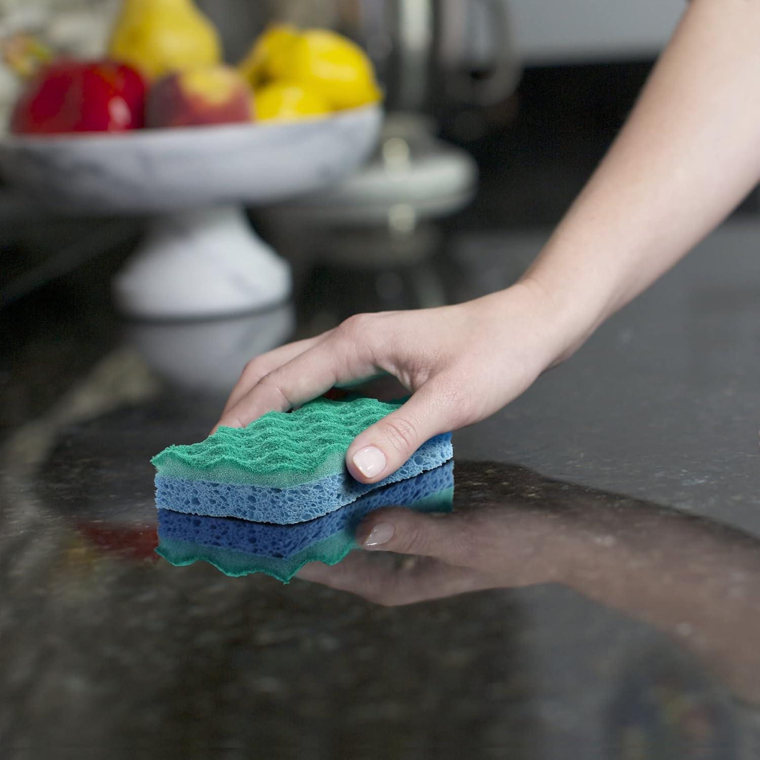 Esponja de Fregado O-Cedar Scrunge Sin Rayones - Paquete de 6