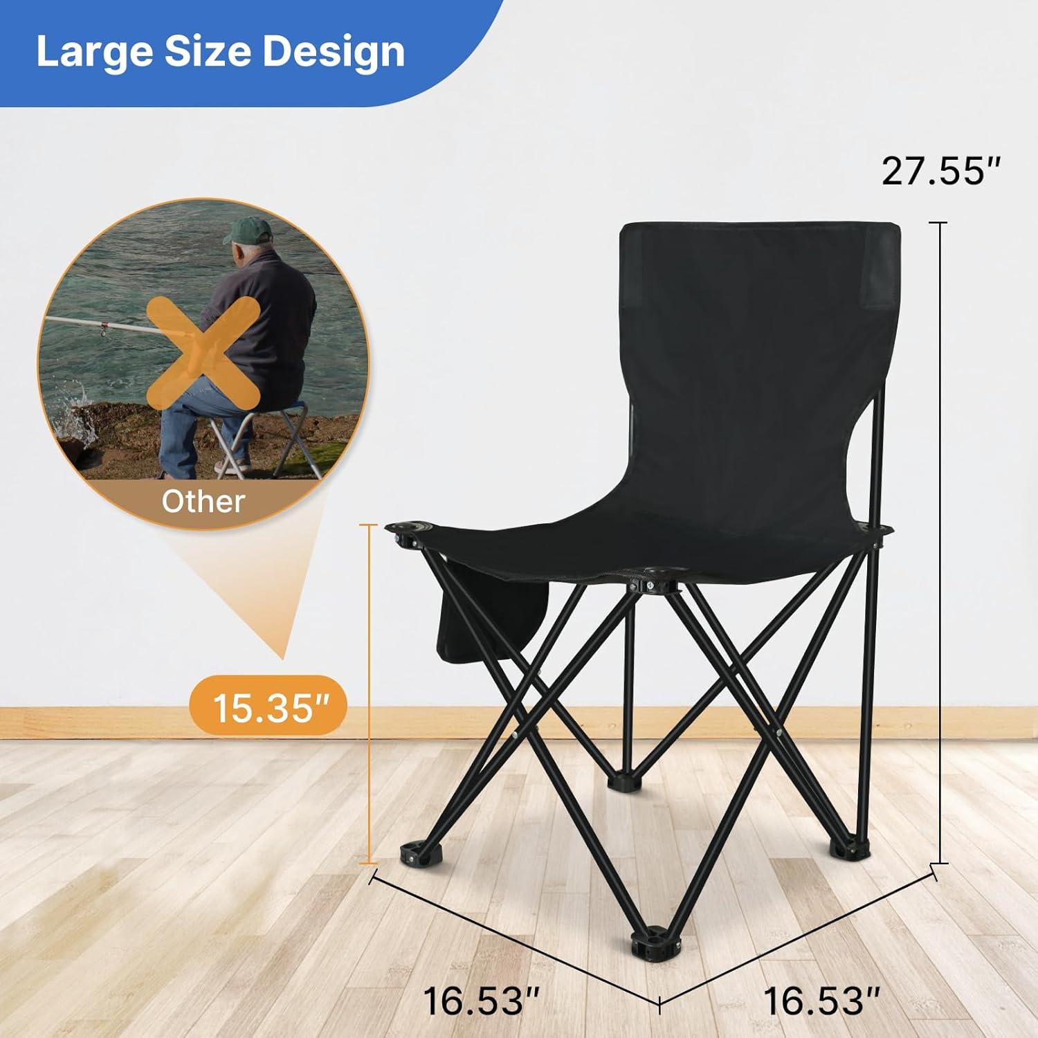 Silla de Sauna Plegable TOREAD para Adultos, Ligera y Compacta