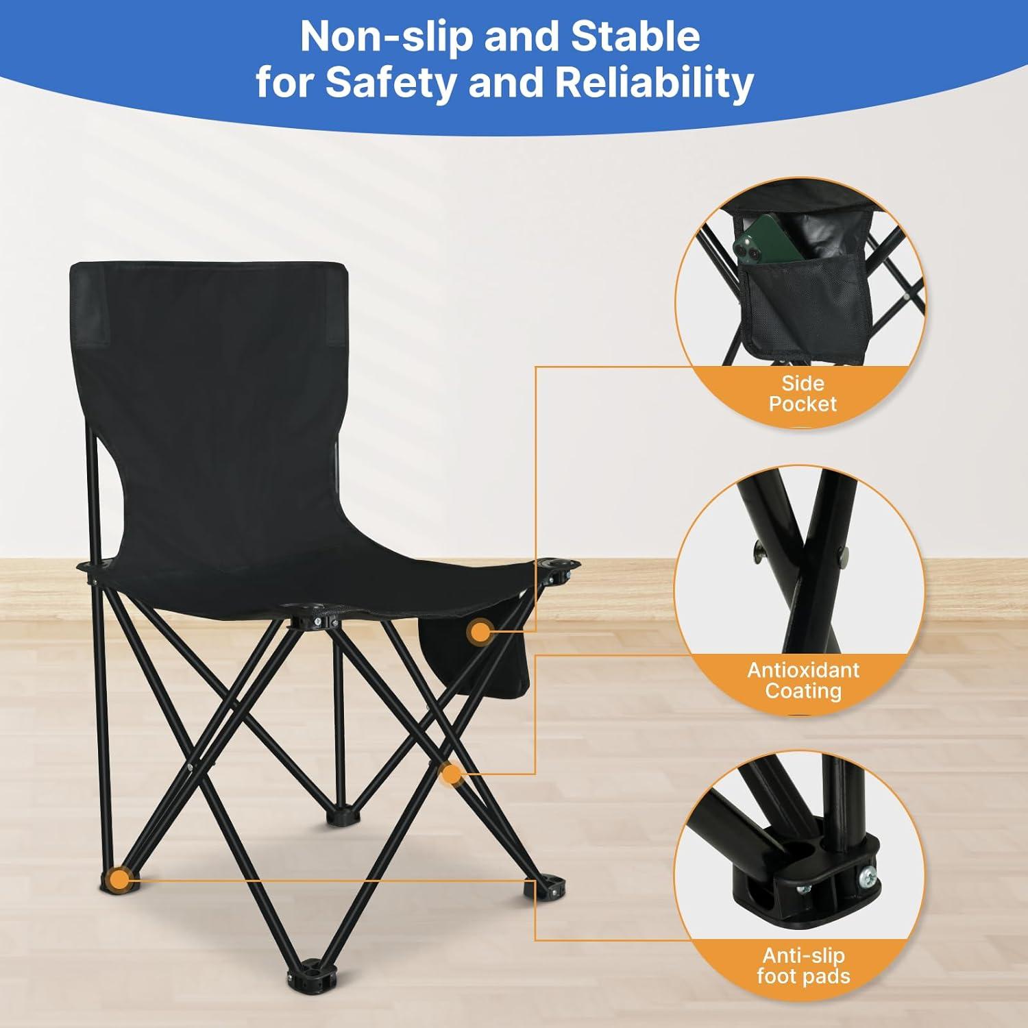 Silla de Sauna Plegable TOREAD para Adultos, Ligera y Compacta